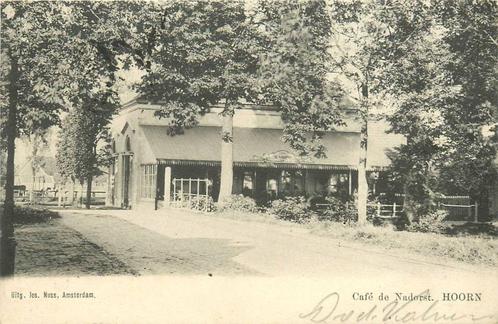 (388-156-035) Hoorn Cafe de Nadorst, Verzamelen, Ansichtkaarten | Nederland, Noord-Holland, Verzenden
