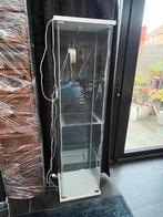 IKEA glazen vitrinekast mat lampjes, Huis en Inrichting, Kasten | Vitrinekasten, Ophalen, 50 tot 100 cm, Zo goed als nieuw, 150 tot 200 cm