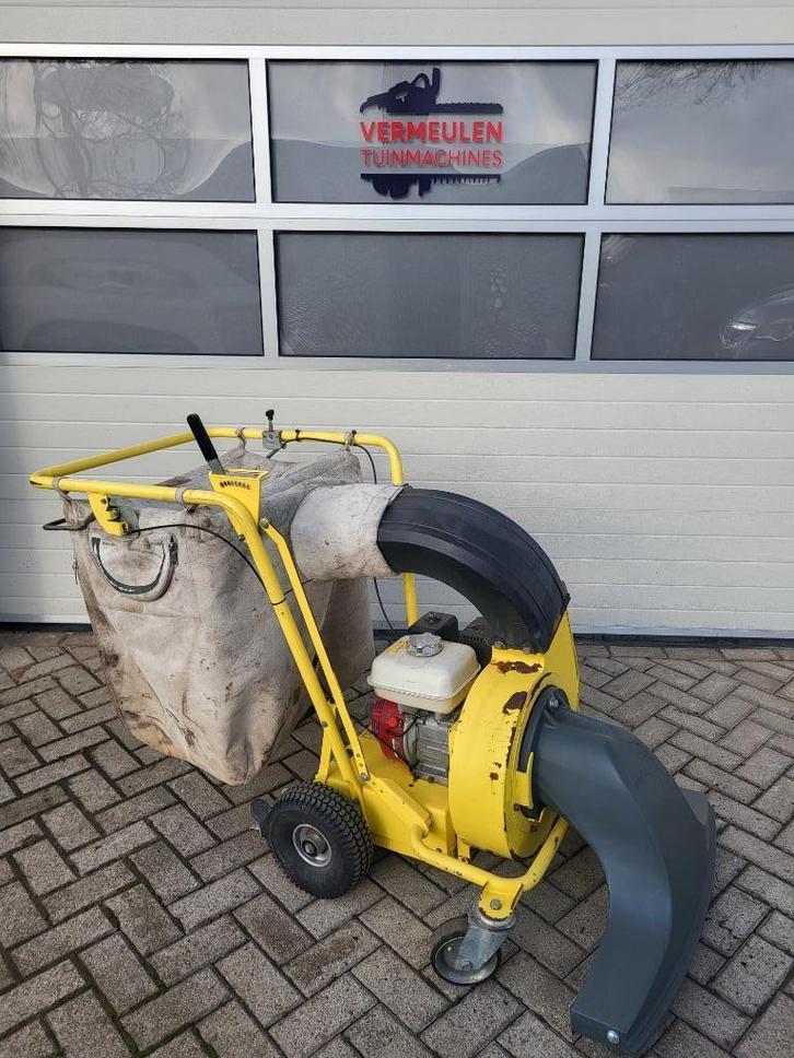 Cramer Bladzuiger LS3500, Tuin en Terras, Bladblazers, Gebruikt, Benzine, Met opvangzak, Met zuigfunctie, Ophalen