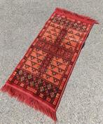 Antiek rood/oranje tafelloper/ kleed, Ophalen of Verzenden