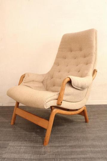 Danish vintage armchair oak - Deense design fauteuil beschikbaar voor biedingen