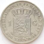 XntriQ-Coins - zilveren 1 Gulden 1851 Willem III (2), 1 gulden, Koning Willem III, Zilver, Ophalen of Verzenden