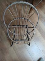 Bamboe Kinderstoeltje Vintage, Gebruikt, Bruin, Vintage, Ophalen of Verzenden