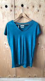 Prachtig linnen T-shirt petrol kleur maat S UVR Berlin, Ophalen of Verzenden, Nieuw, Blauw, Korte mouw