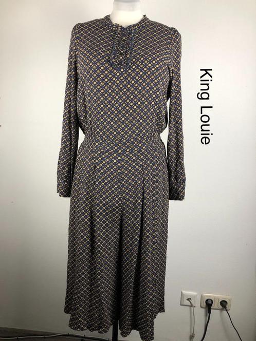 King Louie Jumpsuit  (mt: 42) 15,5/8047, Kleding | Dames, Jumpsuits, Zo goed als nieuw, Maat 42/44 (L), Blauw, Ophalen of Verzenden