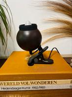 Prachtige vintage space age eyeball lamp bruin zwart klem, Ophalen of Verzenden, Zo goed als nieuw