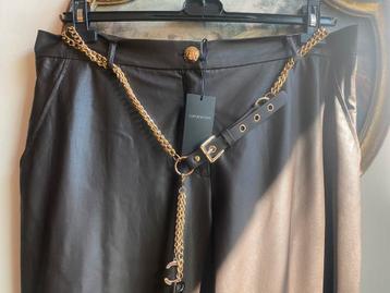 Broek bruin. nieuwe dunne skai broek 44 Caroline Biss  beschikbaar voor biedingen