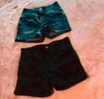 Denim SpijkerBroekjes. 2x. Blauw En Zwart. Meisje. 176. Zgan, Broek, Meisje, Coolcat, Ophalen of Verzenden