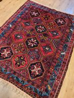 Vintage handgeknoopt perzisch tapijt afshar antiek 203x146, Info@SlatsAntiek.nl, 100 tot 150 cm, Perzisch, 200 cm of meer