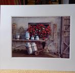 Foto in passe partout, Ophalen