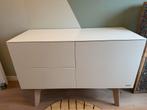 Kidsmill Sixties Commode - Mat Wit/Naturel Onderstel, Ophalen, 50 tot 70 cm, 100 cm of meer, Zo goed als nieuw