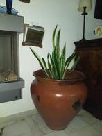 Bloempot overpot geglazuurd, 40 cm of meer, Rond, Binnen, Ophalen of Verzenden