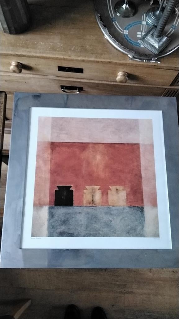 Roma Tearne "Mineral "Art print in metalen lijst met glas, Ophalen of Verzenden, Metaal of Aluminium, 50 tot 75 cm, 50 tot 75 cm