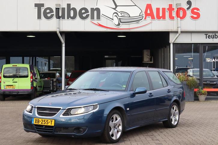 Saab 9-5 Estate 2.0t Linear Standkachel, Stoelverwarming, Ai, Auto's, Saab, Bedrijf, Te koop, Saab 9-5, ABS, Airbags, Airconditioning