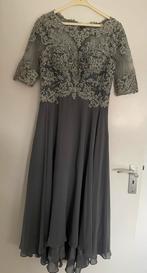 Mooie galajurk maat 38, groen-grijs, Maat 38/40 (M), Galajurk, Ophalen of Verzenden, Zo goed als nieuw