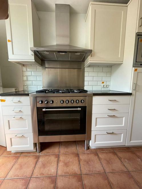 Bosch Solitaire Luxe Gasfornuis, Witgoed en Apparatuur, Fornuizen, Gebruikt, Tussenbouw, Gas, 5 kookzones of meer, 90 tot 95 cm