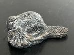 Wolf Canada speksteen beeldje Bever 10/6 cm, Verzamelen, Beelden en Beeldjes, Ophalen of Verzenden, Gebruikt, Dier