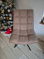 WOOOD fauteuil Jouke zand, Ophalen, Stof, 50 tot 75 cm