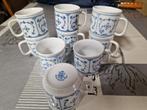 Blau saks jager mokken, Huis en Inrichting, Keuken | Servies, Ophalen of Verzenden, Gebruikt, Overige stijlen, Kop(pen) en/of Schotel(s)