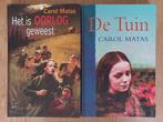 2x 2e Wereldoorlog jeugdboeken, Carol Matas, chr. samen €5,-, Ophalen of Verzenden, Zo goed als nieuw
