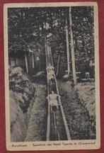 Oranjewoud - Rutschbaan bij Hotel Tjaarda - 1928 (p. H'veen), Verzamelen, Ophalen of Verzenden, 1920 tot 1940, Gelopen, Friesland