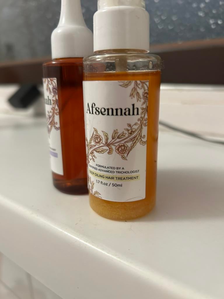 Afsennah haargroei en haar olie, Sieraden, Tassen en Uiterlijk, Uiterlijk | Haarverzorging, Ophalen of Verzenden, Zo goed als nieuw