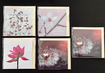 Nieuwe condoleance kaarten Moments 5 stuks beschikbaar voor biedingen