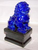 Chinese keramieken Foo Dog Tempelbewaker beeldje. H. 14cm., Ophalen of Verzenden, Zo goed als nieuw, Dier