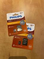 Philips UHS-I microSDHC card, Audio, Tv en Foto, Fotografie | Geheugenkaarten, Ophalen, MicroSDHC, Philips, 32 GB