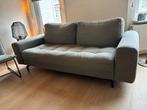Groene 3-zits bank met gratis stoel!, Ophalen, Gebruikt, Driepersoons, 75 tot 100 cm