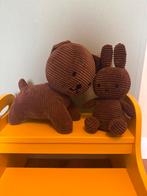 Nijntje & Snuffie knuffels ribstof, Ophalen of Verzenden, Zo goed als nieuw, Konijn