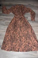 Mooie zebraprint jurk van Lofty Manner, Bruin, Lofty Manner, Maat 42/44 (L), Ophalen of Verzenden