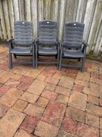 Tuinstoelen, Ophalen, Gebruikt, Kunststof, Verstelbaar