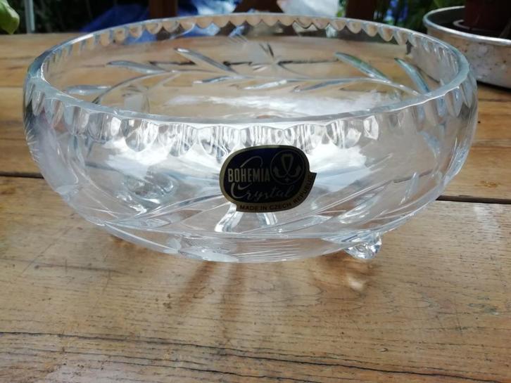 Bohemia Crystal Bowl, Antiek en Kunst, Antiek | Glas en Kristal, Ophalen of Verzenden