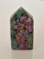 Ruby in emerald punt toren, Ophalen of Verzenden, Mineraal