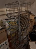 Metalen winkelrek met manden, Ophalen of Verzenden