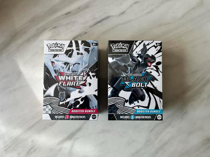 Black Bolt & White Flare Booster Bundle - Pokemon TCG, Hobby en Vrije tijd, Verzamelkaartspellen | Pokémon, Nieuw, Boosterbox