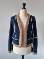 Suède jasje Zadig &Voltaire maat M, Maat 38/40 (M), Zadig & Voltaire, Blauw, Ophalen of Verzenden