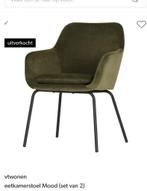 2x groene stoel VT wonen mood (verzenden mogelijk), Huis en Inrichting, Stoelen, Ophalen of Verzenden, Zo goed als nieuw, Overige kleuren