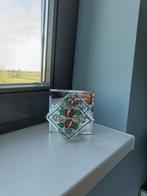 Glas-in-lood waxinelichthouder, Huis en Inrichting, Woonaccessoires | Kandelaars en Kaarsen, Minder dan 25 cm, Overige materialen