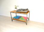 retro vintage kast lp kast tv meubel Vinyl audio meubel, Ophalen of Verzenden, Huis en Inrichting
