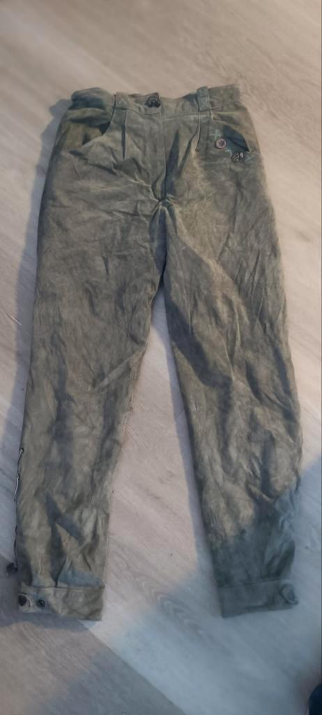 suède, lederhose Oostenrijk,maat S. originele broek,details, Kleding | Heren, Carnavalskleding en Feestkleding, Gedragen, Ophalen of Verzenden
