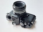 Nikon FM zwart / black paint + Nikkor 50mm 1:2,0 AI IGST, Spiegelreflex, Gebruikt, Ophalen of Verzenden, Nikon