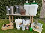 Bier brouwinstallatie, set, 100L, compleet, RVS, Ophalen, Zo goed als nieuw