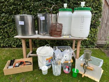 Bier brouwinstallatie, set, 100L, compleet, RVS beschikbaar voor biedingen