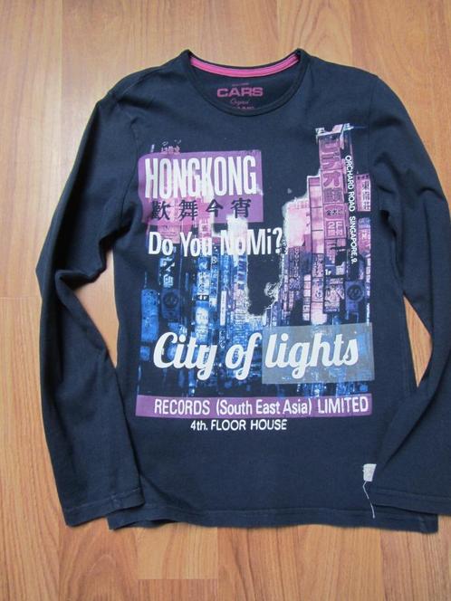 Cars/Baker/Name-it T-shirt maat 146-152 (12) blauw / paars, Kinderen en Baby's, Kinderkleding | Maat 146, Zo goed als nieuw, Jongen of Meisje