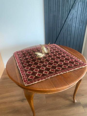 Vintage  handgeknoopt Smyrna Tapijt met Geometrisch Patroon beschikbaar voor biedingen