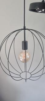 Hanglamp zwart industrieel nieuwstaat (2 stuks), Huis en Inrichting, Lampen | Hanglampen, Ophalen of Verzenden, Zo goed als nieuw