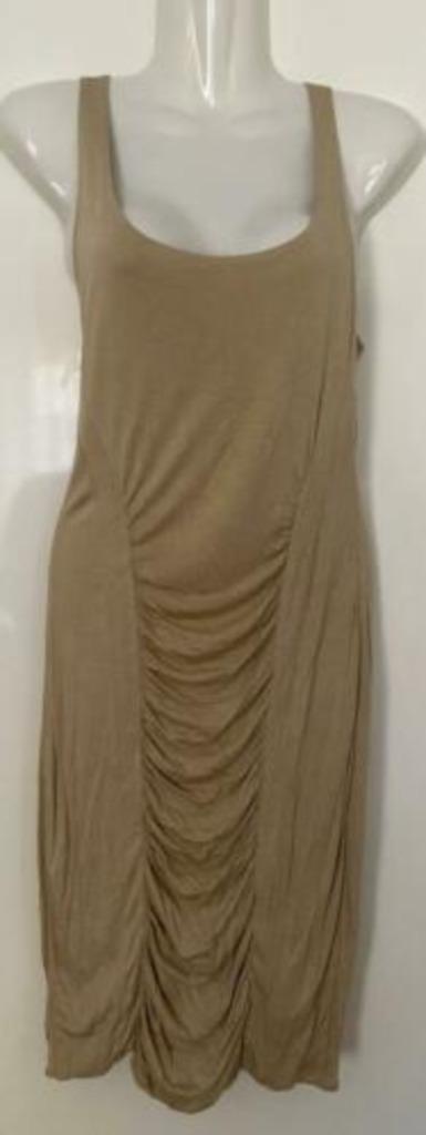 Supertrash jurk maat S [1], Kleding | Dames, Jurken, Zo goed als nieuw, Maat 36 (S), Beige, Onder de knie, Ophalen of Verzenden