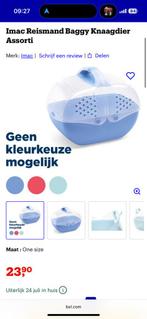 Knaagdieren reiskooi transport koffer kleur blauw zgan, Ophalen of Verzenden, Zo goed als nieuw, Transportkoffer of -box